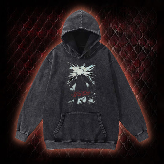 The Thing (1982) 'Wait Here For A Little While' Body Horror Graphic Vintage-Hoodie - John Carpenter Sci-Fi Horror Tribute Piece