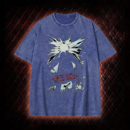 The Thing (1982) 'Wait Here For A Little While' Body Horror Graphic Vintage-T-Shirt - John Carpenter Sci-Fi Horror Tribute Piece