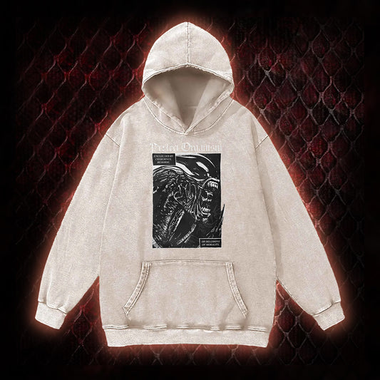 Alien Perfect Organism Vintage Washed Hoodie