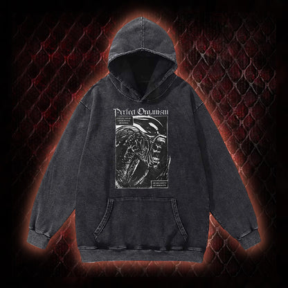 Alien Perfect Organism Vintage Washed Hoodie