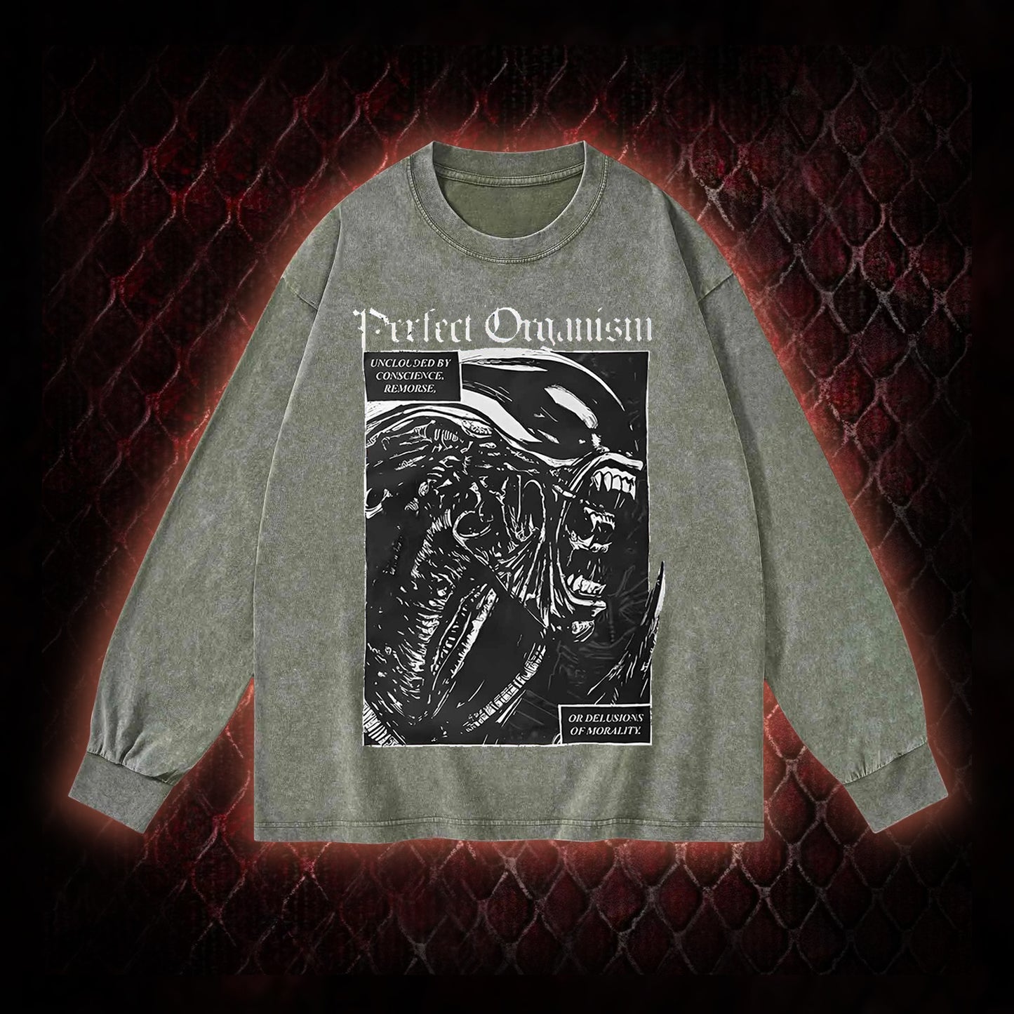 Alien Perfect Organism Washed Sweatshirt