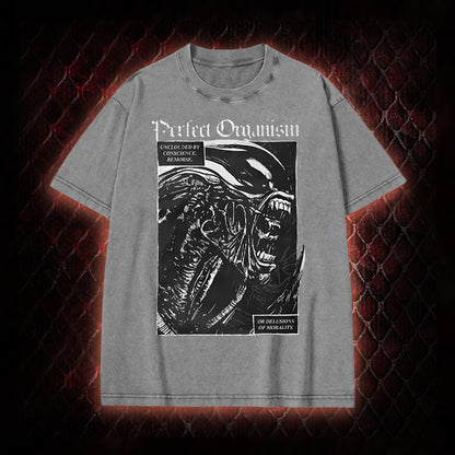 Alien Perfect Organism Vintage Washed T-shirt