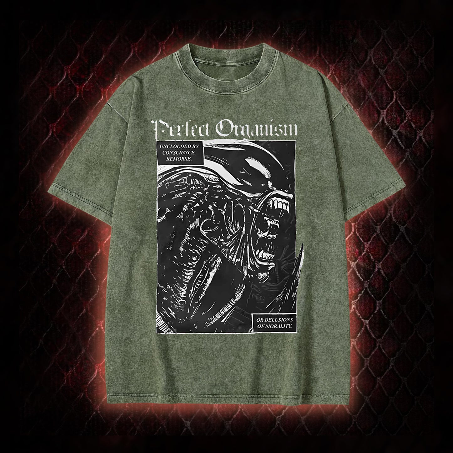 Alien Perfect Organism Vintage Washed T-shirt