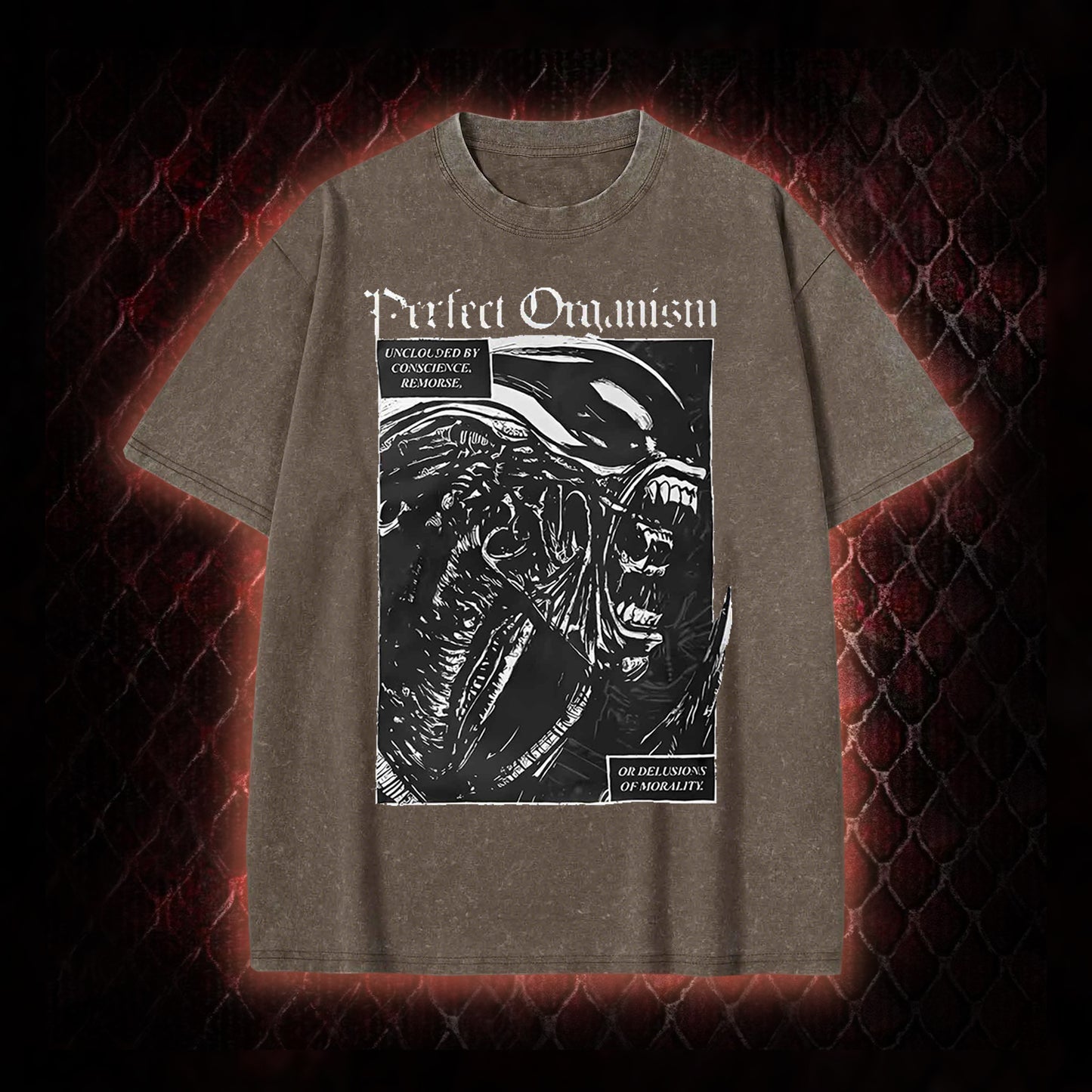 Alien Perfect Organism Vintage Washed T-shirt