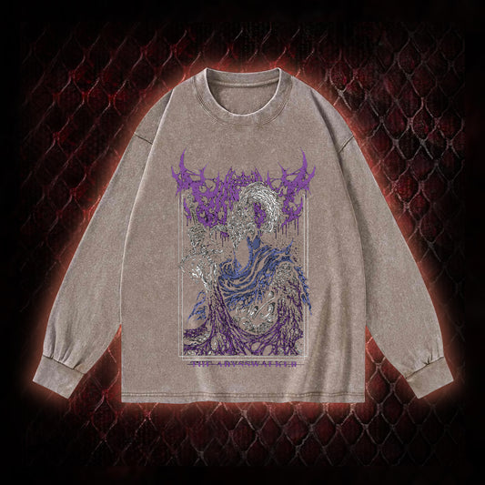 Dark Souls Artorias 'The Abysswalker' Graphic Vintage-Sweatshirt  - FromSoftware Dark Fantasy Tribute Piece