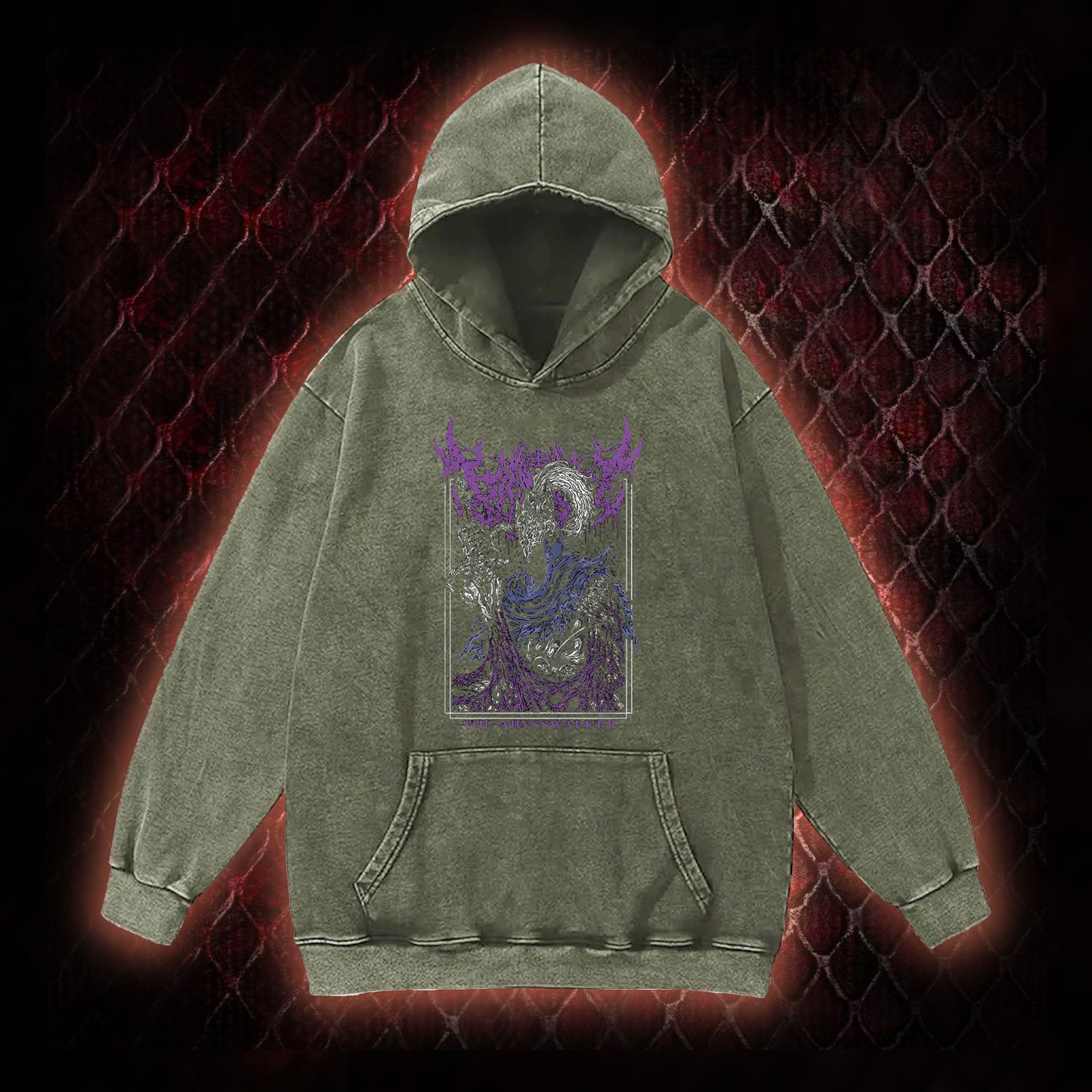 Abysswalker Vintage Washed Hoodie