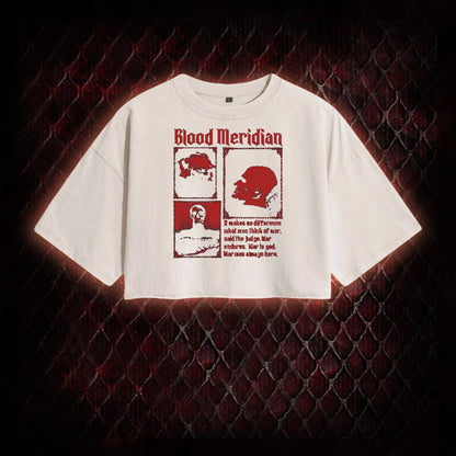 Blood Meridian Washed Cropped T-shirt