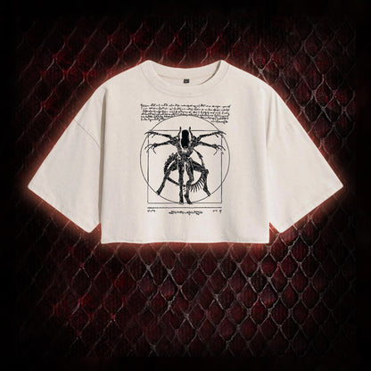 Alien Vintage Washed Cropped T-shirt