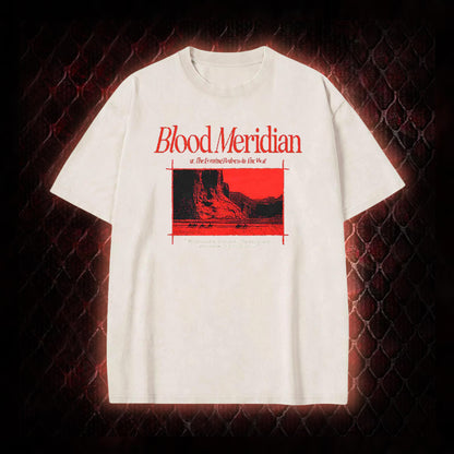 Blood Meridian Dark Literary Vintage Washed T-shirt