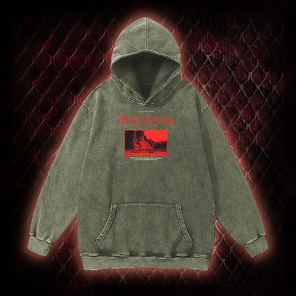 Blood Meridian Dark Literary Vintage Washed Hoodie