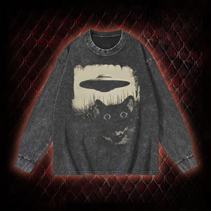 UFO CAT Washed Sweatshirt