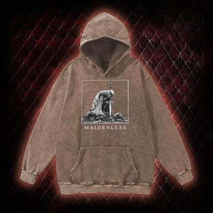 Maidenless Vintage Washed Hoodie