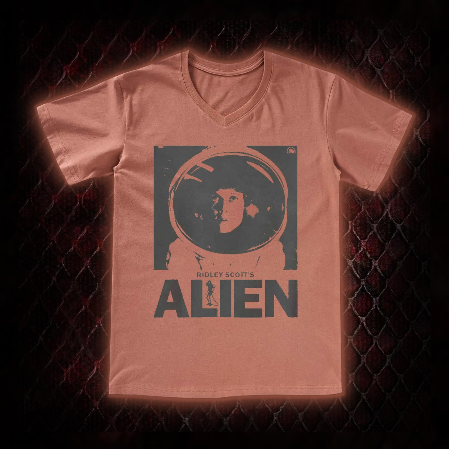 Retro Alien V-Neck Classic T-shirt