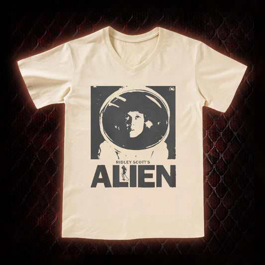 Retro Alien V-Neck Classic T-shirt