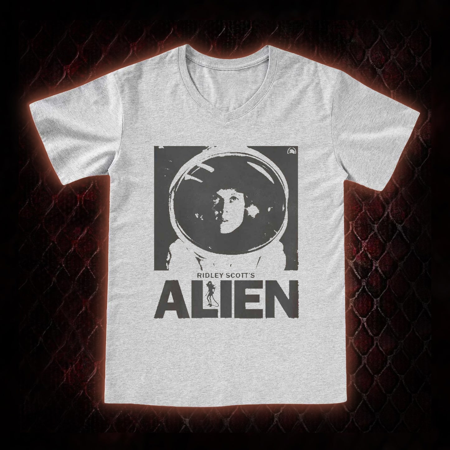 Retro Alien V-Neck Classic T-shirt