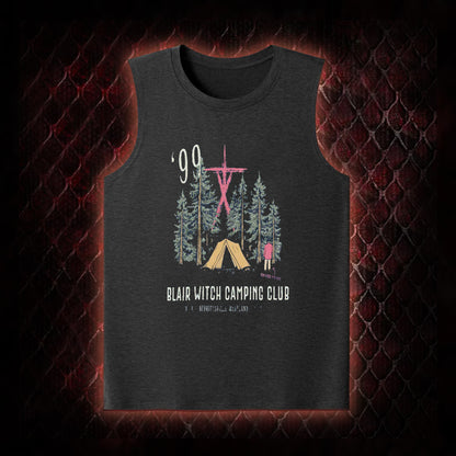 1999 Blair Witch Camping Club Horror Graphic Classic-Tank - The Blair Witch Project Tribute Piece