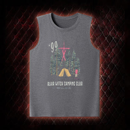 1999 Blair Witch Camping Club Horror Graphic Classic-Tank - The Blair Witch Project Tribute Piece