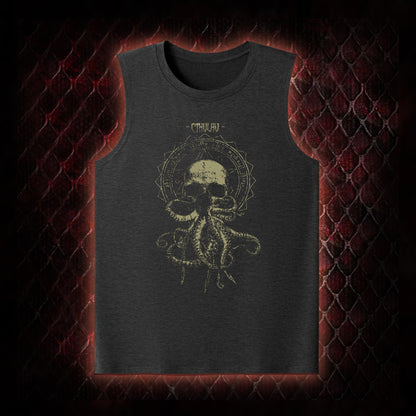 Cthulhu Mythos Skull-Tentacle Occult Tank Top