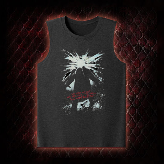 The Thing (1982) 'Wait Here For A Little While' Body Horror Graphic Classic-Tank - John Carpenter Sci-Fi Horror Tribute Piece