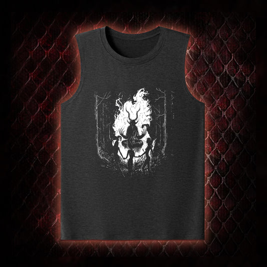 Gothic Forest Ritual Graphic Classic-Tank - Dark Aesthetic Essential for Casual & Themed Wear
