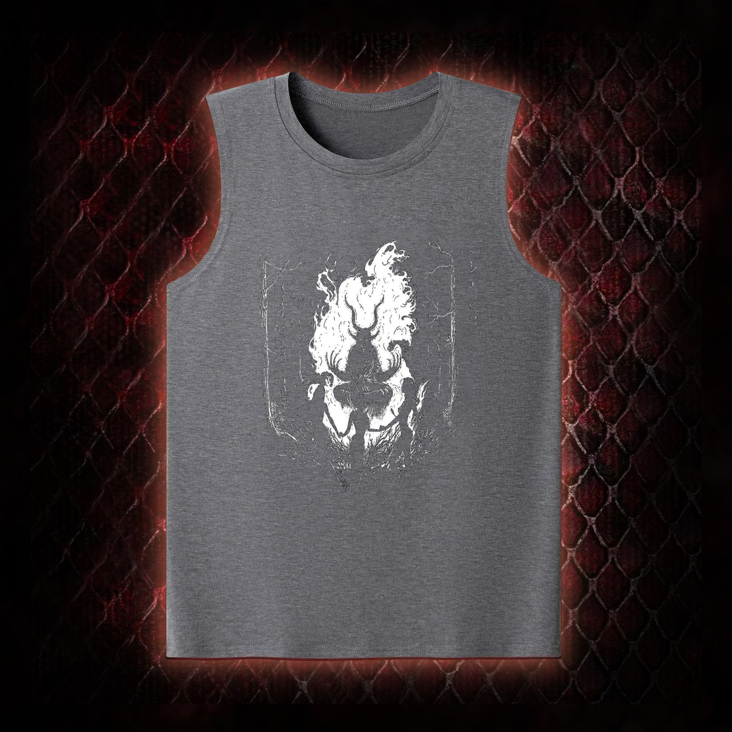 Gothic Forest Ritual Graphic Classic-Tank - Dark Aesthetic Essential for Casual & Themed Wear