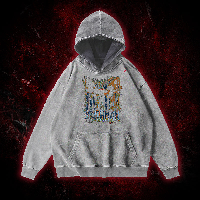 Liquid Mothman Vintage Washed Hoodie