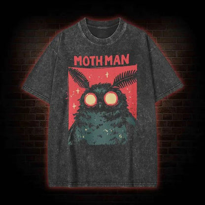 Cryptid Mothman Vintage Washed T-Shirt